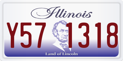 IL license plate Y571318