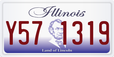 IL license plate Y571319