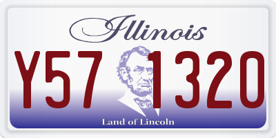 IL license plate Y571320