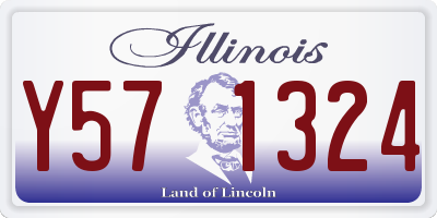 IL license plate Y571324