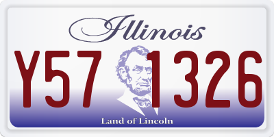 IL license plate Y571326