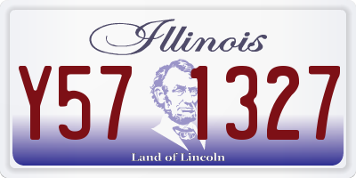 IL license plate Y571327