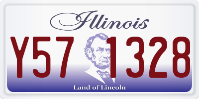 IL license plate Y571328