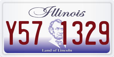 IL license plate Y571329