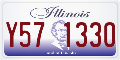 IL license plate Y571330