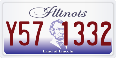 IL license plate Y571332