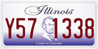 IL license plate Y571338