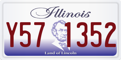IL license plate Y571352