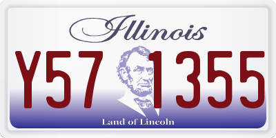 IL license plate Y571355