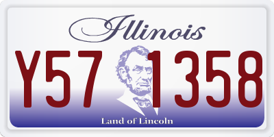 IL license plate Y571358