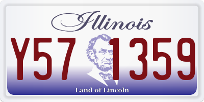 IL license plate Y571359