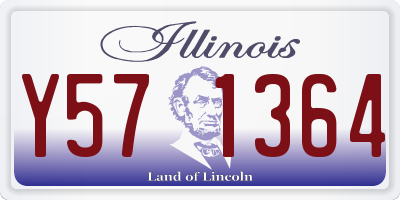 IL license plate Y571364