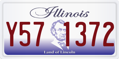 IL license plate Y571372