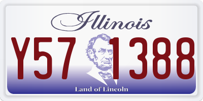 IL license plate Y571388