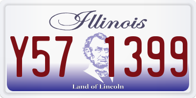 IL license plate Y571399