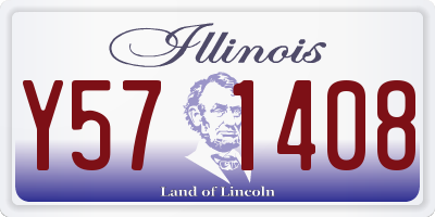 IL license plate Y571408