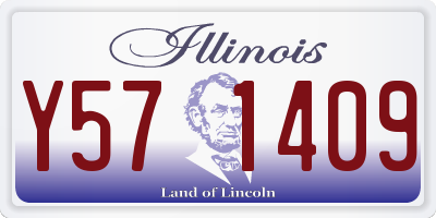 IL license plate Y571409