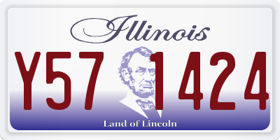 IL license plate Y571424