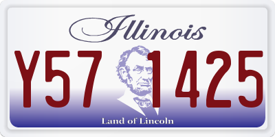 IL license plate Y571425