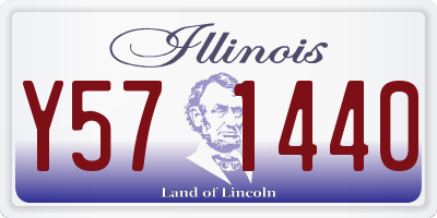 IL license plate Y571440