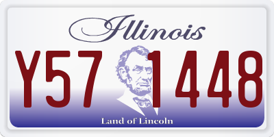IL license plate Y571448
