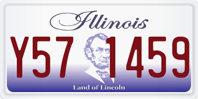 IL license plate Y571459