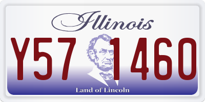 IL license plate Y571460