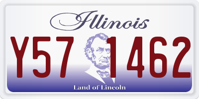 IL license plate Y571462