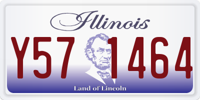 IL license plate Y571464