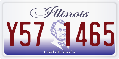 IL license plate Y571465