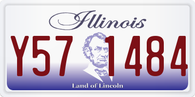 IL license plate Y571484