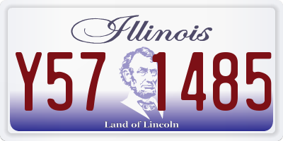 IL license plate Y571485