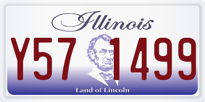 IL license plate Y571499
