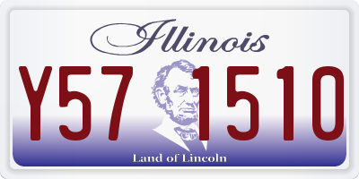 IL license plate Y571510
