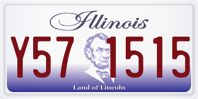IL license plate Y571515