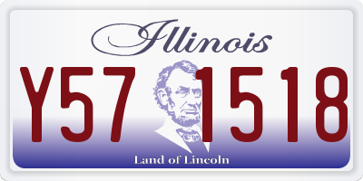 IL license plate Y571518