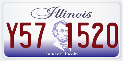 IL license plate Y571520