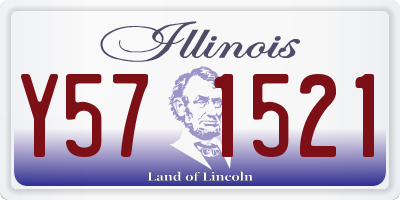 IL license plate Y571521