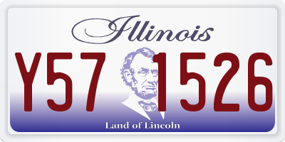 IL license plate Y571526
