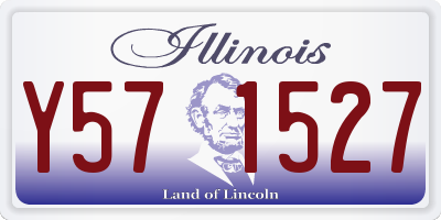 IL license plate Y571527