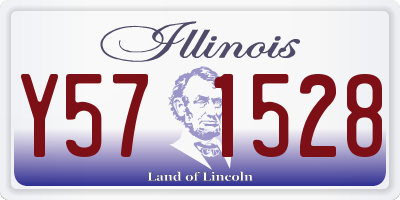 IL license plate Y571528