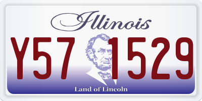 IL license plate Y571529