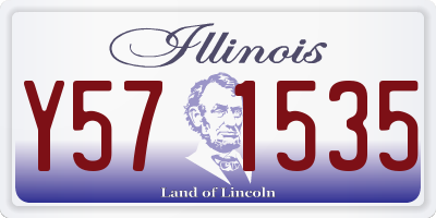 IL license plate Y571535