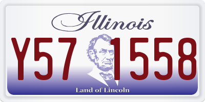 IL license plate Y571558