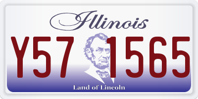 IL license plate Y571565
