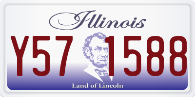 IL license plate Y571588