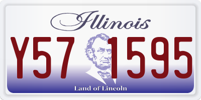 IL license plate Y571595