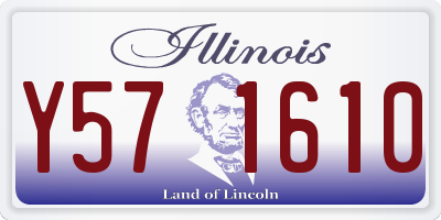 IL license plate Y571610