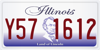 IL license plate Y571612