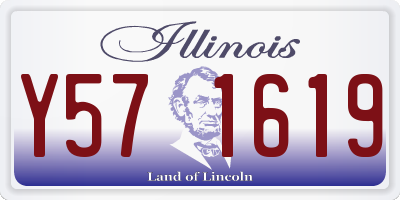 IL license plate Y571619